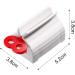 Quesuc 3 Pieces Rolling Tube Toothpaste Squeezer Toothpaste Seat Holder Stand Rotate Toothpaste Dispenser for Bathroom (Mix Color) - Buy Online on SooperMarket.com