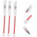 Mikinona 3pcs Lip Highlighter Microblading Pen Eyebrow Pen Marking Pen Stand Permanent for Holder Plastic Red 15x1cm Red - Buy Online on SooperMarket.com