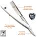 Krisp Beauty Classic Straight Edge Barber Razor - Professional Shavette for Close Shaving | Salon Quality Beard Grooming with 10 Blades - Buy Online on SooperMarket.com