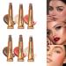Liquid Contour Beauty Wall | Long-Lasting Face Highlighter & Bronzer Stick | 3PCS Shimmer Cream Makeup with Pillow Applicator - Buy Online on SooperMarket.com