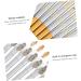 Mikinona 10pcs Pencil Sharpener Eyebrow Pencil Smooth Eyeliner Pencil Eye Shadow Pencils 2 in 1 Eyebrow Brush - Buy Online on SooperMarket.com