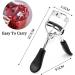Eyelash Curler with Comb 3 in 1 Black Lash Curler Kit with 4 Extra Silicone Eyelash Curler Refills for Women Girls Eye Lashes Curlers Strong Contoured No Pinching or Pulling Fit All Eye Shapes - Buy Online on SooperMarket.com