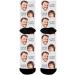 Personalized Photo Socks for Men & Women - Custom Aolun Black & Gray Socks - Perfect Couple Gift S/M Size - Buy Online on SooperMarket.com