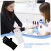 Anti UV Gloves Sunblock Gloves UV Shield Protection Fingerless Gloves for Gel Nail Lamp 1Pair Black - Buy Online on SooperMarket.com