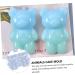 MAGICLULU Silicone Animals 2pcs Coaster Bear Mold Dessert Cake Adorable Pendants Crystal Baking Resin Earring DIY Cartoon Doll 11.5X6.3X2.4CM White - Buy Online on SooperMarket.com