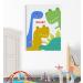 Stukk Dinosaurs Roar Family Nursery Wall Decor Art Poster Print - A2 Size - Buy Online on SooperMarket.com