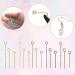Savita 1500pcs Eye Pins Metal Findings Beading Eyepins - 16/20/30mm (5 Colors) - Jewelry Making Supplies for Earrings & Bracelets - Buy Online on SooperMarket.com