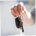 Mini Refillable Glass Bottle Pendant Perfume Keychain - Travel-Friendly Zinc Alloy Key Fob - Buy Online on SooperMarket.com