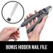Professional Pet Nail Clippers and File - Stainless Steel - Safety Guard - Comfort Handle - Dog and Cat Trimmer - Large Gray - Buy Online on SooperMarket.com