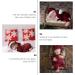 KESYOO Santa Claus Red Hat Newborn Baby Photography Romper Handmade Crochet Knitted Costume for Boys and Girls - Buy Online on SooperMarket.com