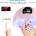 Yurayisen Nail Dryer Curing Lamp LED UV Nail Lamps for Gel Nail Polish with USB Plug 3 Timer Auto Sensor Smart Sensor Manicure and Pedicure Nail Art Tools for Home and Salon Pink - Buy Online on SooperMarket.com