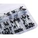 Cabilock Black Rivets Threaded Rivets 120pcs Black Blind Rivets Aluminium Alloy Flange Rivets Fastener Nails Rivets Supplies .4 .2 Stainless Steel Rivets Stainless Steel Set - Buy Online on SooperMarket.com