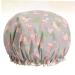 Amosfun Satin Turban Hair Scarves for Women - Grey Dot Shower Cap | Reusable Bathing Hat 27x15cm - Buy Online on SooperMarket.com