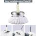 6 Pack Washable Microfiber Spin Mop Refill Heads Compatible with Hurricane Mopnado Spin Mop for Home, Office, and Commercial Use - Buy Online on SooperMarket.com