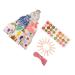 RORPOIR 51pcs Christmas Countdown Calendar Christmas Calendar Pouch Christmas Hanging Halloween Burlap Bag