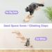 BEBOBLY Reversible Cat Climbing Shelf | Wall Mounted Cat Stairs Ladder | 4 Step | Eco-Friendly Sisal Rope | Perch Platform | Scratching Post | Activity Tree - Buy Online on SooperMarket.com