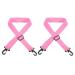 PATICIL 150cmx3.8cm 2pack Ski rack belt snowboard shoes strap adjustable shoulder strap carrier leash for ski boots ice skates pink rose 3.8cm