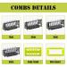 Adjustable Guard Comb for Philips OneBlade QP2520 QP2530 QP2620 QP2630 Replacement Blade Professional Blade Trimmer with Adjustable Hair Guards Combs 14 Shift Sizes from 0.4 to 10 mm - Buy Online on SooperMarket.com