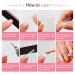 500pcs Medium Coffin Clear Acrylic Nail Tips with Acrylic Box - 10 Sizes Half Cover French False Nails for DIY Nails at Home or Salon - Buy Online on SooperMarket.com