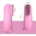 Silicone Finger Toothbrush for Toddlers and Baby Teething Massager - Gentle Oral Hygiene Training - 3 Pack (Girls) - Buy Online on SooperMarket.com