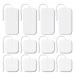 AUVON TENS Unit Replacement Pads, 12pcs Multiple Sizes TENS Pads with Non-Irritating Design for Electrotherapy, Reusable and Latex Free Electrode Pads Compatible with TENS 7000 HealthmateForever
