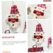 Cabilock 4pcs Faceless Old Man Pendant Ornament Desk Gnome Doll Valentines Day Gnome Household Wreath Elder - Buy Online on SooperMarket.com