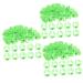 Beavorty 300 Pcs Pigeon Anklet Where Labels Pet Chicken Bands Birds Supplies Bird Drinker Ornamental Pigeon 1X1X0.8CMx3pcs Greenx3pcs