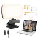 Video Conference Lighting, Webcam Lighting for Remote Working, Zoom Lighting for Laptop/Computer, Zoom Calls, Live Streaming, Self Broadcasting, Video Light for Zoom Meeting with Sturdy Clip