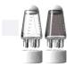Hair Oil Applicator Bottle 2PCS Scalp Oil Applicator Scalp Massage Comb with Roller Ball Portable Liquid Oil Dispenser Mini Hair Raising Solid Hair Massage Tool