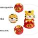 Beavorty 3 pcs year of the tiger bobble head ornament Resin Sculpture interior chinese zodiac lucky figurines good luck tiger car dashboard doll toy figure wild office God of Wealth bubble Red 1x3pcs 6X6X9.5CMx3pcs - Buy Online on SooperMarket.com