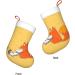 YYHHAOFA Sunflower Seeds and Foxes Picture Christmas Decorative Stockings : Soft Light and Tactile Suitable for Christmas Holiday Party - Buy Online on SooperMarket.com