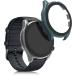 kwmobile Cover Set for Huami Amazfit GTR 3 / GTR 3 Pro - Tempered Glass and Plastic Frame - Green/Transparent - Buy Online on SooperMarket.com