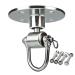 Kesywale Speed Bag Swivel Heavy Duty Ball Ceiling Mount Stand Hook Hanger for Punching Bags Platform Boxing Supplies Silver