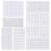 Rubber buffer 316 elastic buffer stop buffer transparently self -adhesive rubber nips for glass panels protective buffer furniture buffer rubber feet self -adhesive for door keyboard (8 sizes)