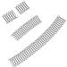 3Pcs Invisible Broken Hairpin U Shape Hair Finishing Fixer Comb Clips Stretch Comb For Women Girls