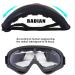 LJDJ Motorcycle Goggles Set of 2 - Anti-UV Dirt Bike ATV Motocross Protective Glasses for Men Women Kids - Adjustable Offroad Tactical Combat Goggles in Black with Clear Lens - Buy Online on SooperMarket.com