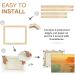 EVNEED 16x20 Inch DIY Canvas Stretcher Bars Kit for Oil Paintings - Easy Assembly Gallery Wrap Frame for Prints and Paintings - Buy Online on SooperMarket.com