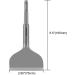 Firecore 3-Inch SDS Plus Cranked Bent Chisel Bit for Hammer Drill - Tile Removal Chisel for Concrete (3x6.5) -FS22365 - Buy Online on SooperMarket.com