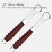 Stainless Steel Tongue Scraper - Oueyfer Tongue Cleaning Tool for Fresh Breath & Oral Hygiene - Buy Online on SooperMarket.com
