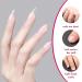 500pcs Short Coffin Fake Nails - Soft Gel Full Cover Nail Tips for Salons and DIY Nail Art - 12 Sizes - Buy Online on SooperMarket.com