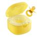 Pacifier Holder - Dustproof & Easy to Clean Container in Yellow | Keep Pacifiers Clean | Jomewory - Buy Online on SooperMarket.com