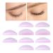 Bexdug Lash Lifting Eye Pads 5 Pairs Reusable Silicone Eyelash Pad Reusable Silicone Lash Lift Supplies Under Eye Lash Lift Pad for Beautiful Eyebrows