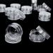 Proleo 100pcs 5G Sample Containers - Ideal for Cosmetics Lip Balm Ointments & Jewelry - Secure Screw Cap - White - Buy Online on SooperMarket.com