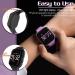Kids Led Pedometer Watch   Digital Steps Tracker   Non-Bluetooth  Vibrating Alarm Clock  Stopwatch  Great Gift for Children Teens Girls Boys Square- White - Buy Online on SooperMarket.com
