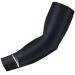 Coolomg Arm Sleeeve Armw rmer Sommee sleeve compression slipproof anti uv baseball cycling volleyball basketball running for women men boy (1 piece) xs black