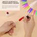 50pc Clear Fan-shaped Nail Art Swatches Sticks for Practice and Display - Keilend - Buy Online on SooperMarket.com