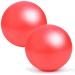 Mini Exercise Ball, Yoga Ball,Pilates Ball, 9 Inch Small Bender Ball, Pilates, Yoga, Core Training and Physical Therapy, Improves Balance (Home & Gym & Office) 2-Red 25cm