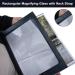 A4 Full-Page Rectangular 2.5X Magnifier Large Hands-Free Magnifying Glass LED Lighted Illuminated Foldable Desktop Portable for Elder Kids - Buy Online on SooperMarket.com