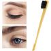 Double Headed Wheat Straw Eyebrow Brush Unique Makeup Eyelash with Durable Material for Taming Unruly Eyebrows (Yellow) - Buy Online on SooperMarket.com