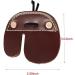 CyberDyer Cow Leather Archery Finger Tab for Recurve Bows - Brown | Hunting Finger Protector - Buy Online on SooperMarket.com
